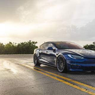 Desktop 4k Tesla wallpaper