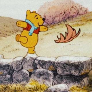 Fall vintage cartoon wallpaper