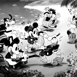 Fall vintage cartoon wallpaper