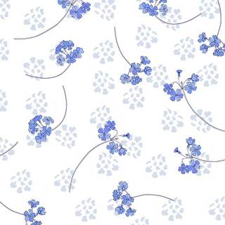 Blue summer flowers wallpaper