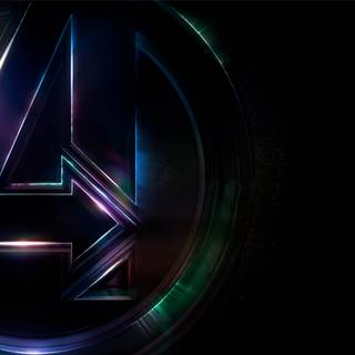 Avengers symbol 4k wallpaper