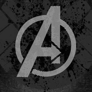 Avengers symbol 4k wallpaper