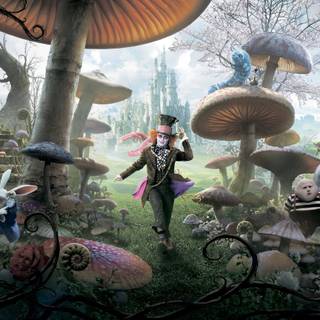 Alice in Wonderland desktop wallpaper