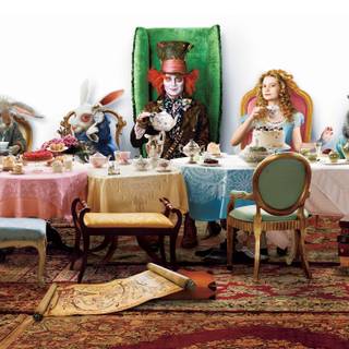 Alice in Wonderland 4k wallpaper