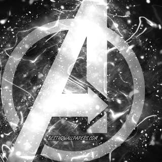 Avengers logo iPhone wallpaper