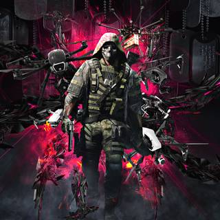 Ghost 4k PC wallpaper