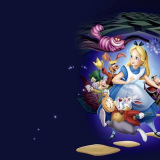 Alice in Wonderland 4k wallpaper