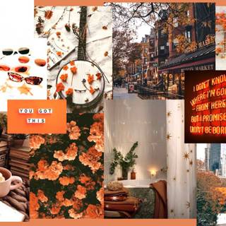 Autumn aesthetic Mac wallpaper