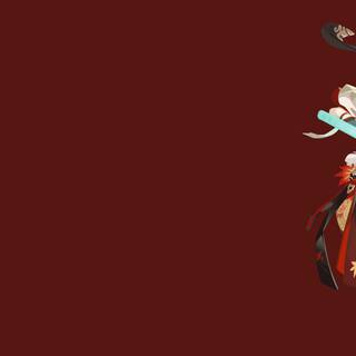 Minimalist Genshin Impact wallpaper