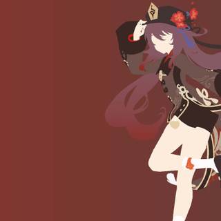 Minimalist Genshin Impact wallpaper