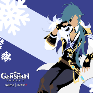 Minimalist Genshin Impact wallpaper