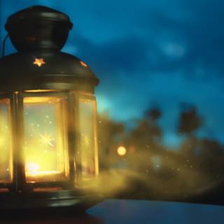 Magical lanterns wallpaper