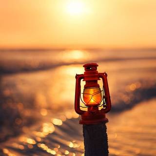 Magical lanterns wallpaper