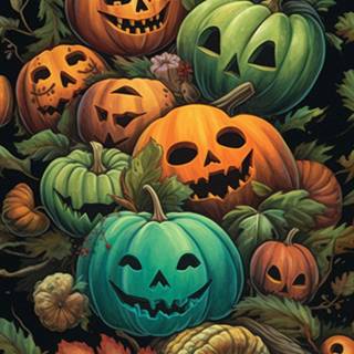 Magical lanterns wallpaper