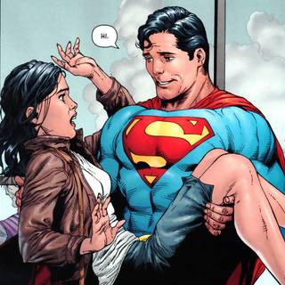 Justice League Clark Kent and Lois Lane wallpaper