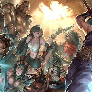 Final Fantasy VII 4k wallpaper