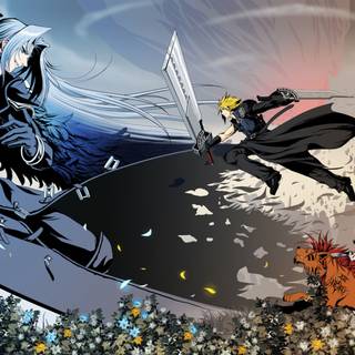 Final Fantasy VII 4k wallpaper