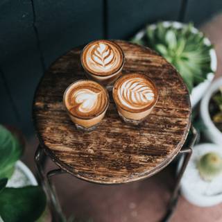 4k coffee shop wallpaper