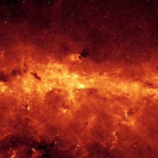 Red space 4k wallpaper