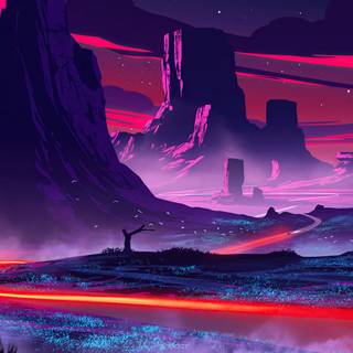 Beautiful night 4k wallpaper