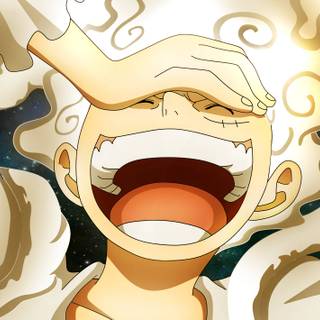 Luffy laughing wallpaper
