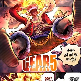 Luffy laughing wallpaper