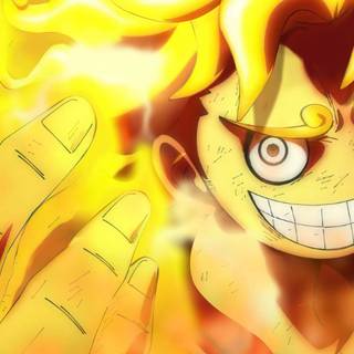 Luffy laughing wallpaper