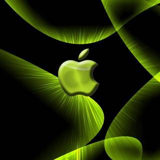 iPad green wallpaper