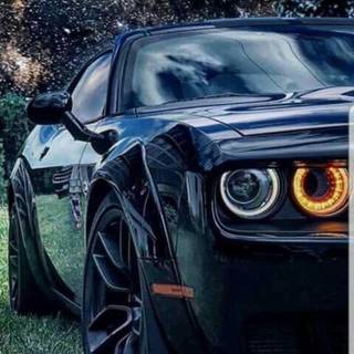 Blue Dodge Challenger wallpaper