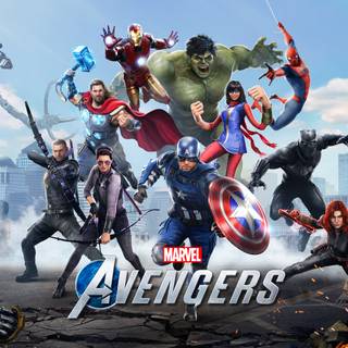 Avengers video game wallpaper