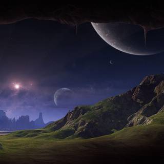 Fantastic landscape wallpaper