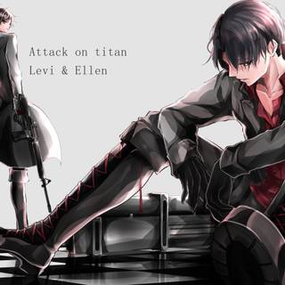 Attack On Titan characters wallpaper