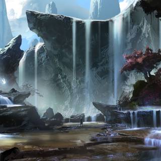 Fantastic landscape wallpaper