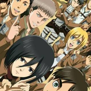 Attack On Titan characters wallpaper