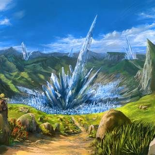 Fantastic landscape wallpaper