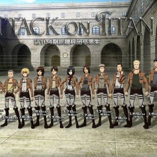 Attack On Titan characters wallpaper