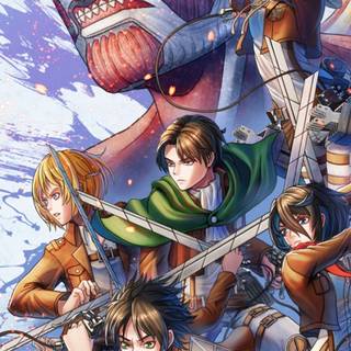 Attack On Titan characters wallpaper