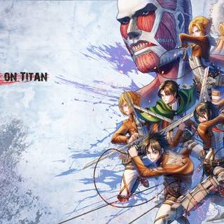 Attack On Titan characters wallpaper