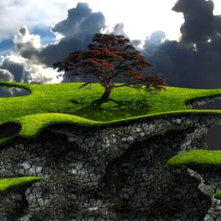 Fantastic landscape wallpaper