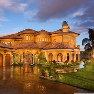 Fancy house wallpaper