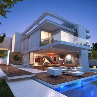 Fancy house wallpaper