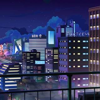 Anime architecture wallpaper
