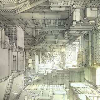 Anime architecture wallpaper