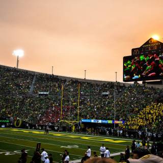 Football field 4k wallpaper