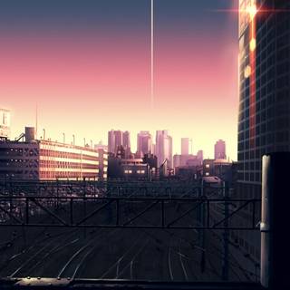 Anime architecture wallpaper