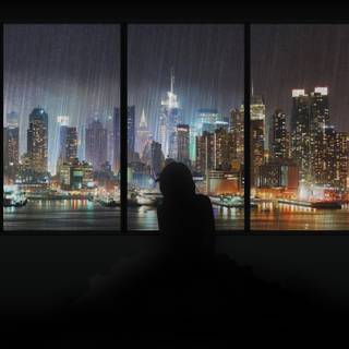 Anime architecture wallpaper