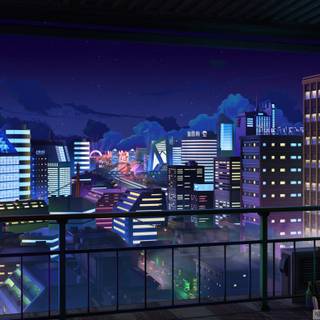 Anime architecture wallpaper