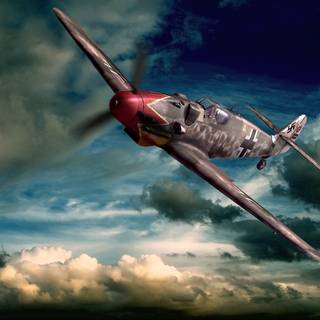 Vintage aircraft wallpaper