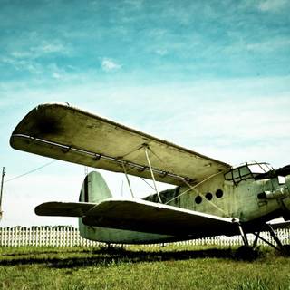 Vintage aircraft wallpaper