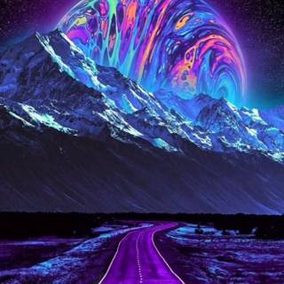 Trippy galaxy wallpaper